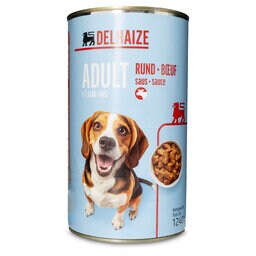 Delhaize | Brokjes honden saus rund 1,24 kg