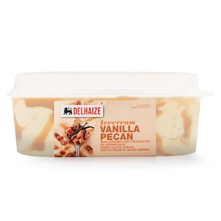 Delhaize | Crème glacée | Vanille | Pecan 