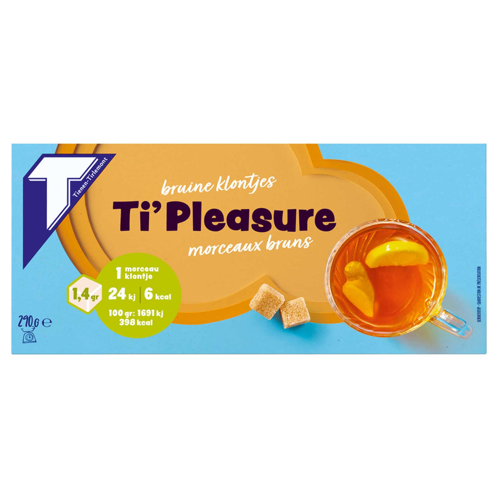Tienen-Tirlemont Rietsuiker | Klontjes | Ti'Light