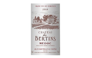 Chateau Des Bertins | Médoc Cru Bourgeois | 2018 