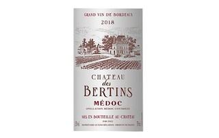 Chateau Des Bertins | Médoc Cru Bourgeois | 2018 75 cl