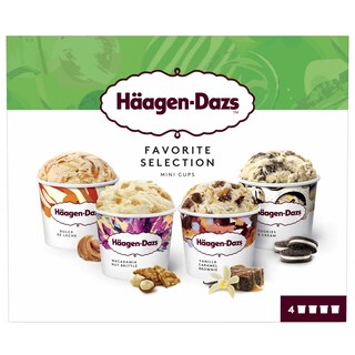 Häagen-Dazs | Favorite Selection | Roomijs 4 x 9,5 cl