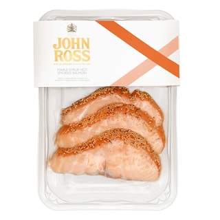 John Ross | Zalm | Warmgerookt | Ahornsiroop & mosterdzaad 
