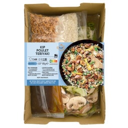 Delhaize | Boîte de repas | Pré-coupé | Poulet teriyak 