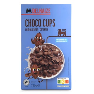 Delhaize | Ontbijtgranen | Choco Cups 
