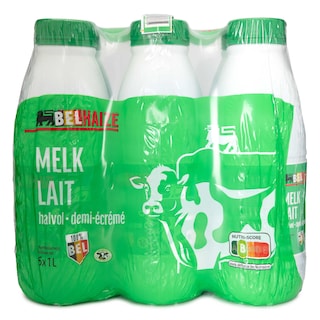 Delhaize | Lait | Demi-écrémé | Belge 