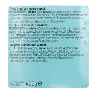 Delhaize | Snack | Wasabi | Pinda 400 gr