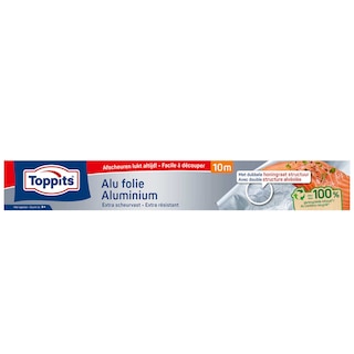 Toppits | Foil Aluminium | Easy Cut System | 10m 