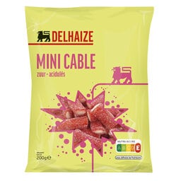 Delhaize | Bonbons | Mini cable | Acidulé 