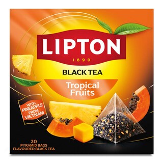 Lipton | Thé | Zwart | Tropisch fruit | Zakjes 34 gr