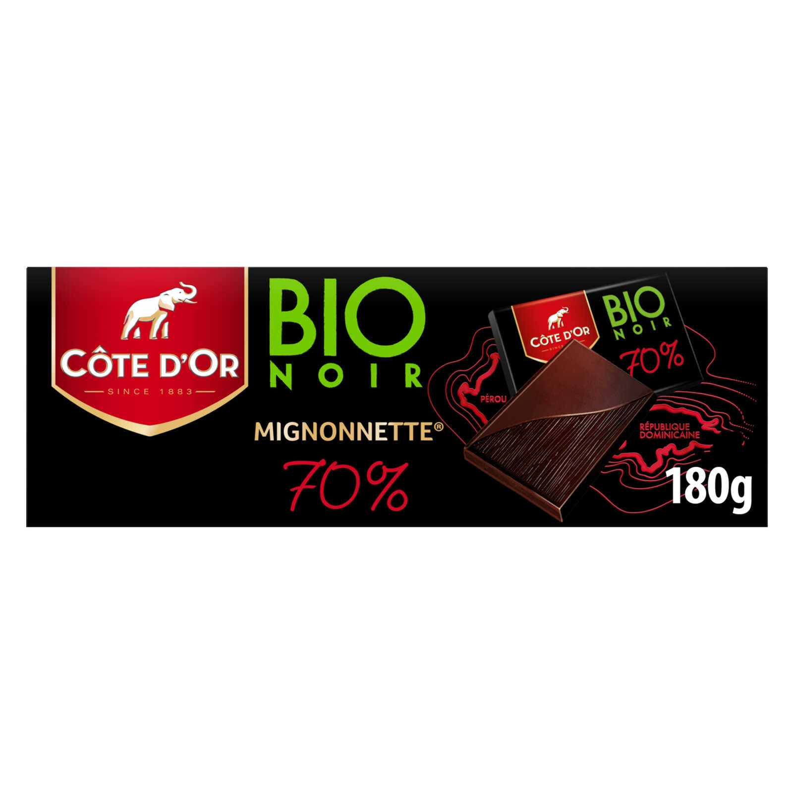 Côte d'Or Pralines | Pure Chocolade | 70% | BIO