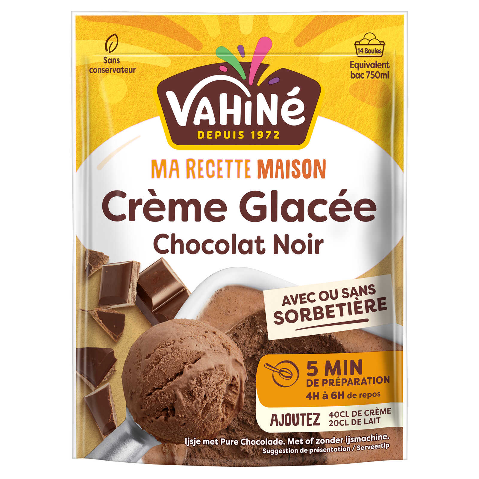 Vahiné Mix | Bereiding ijs | Pure chocolade