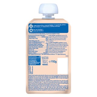 Nestlé | Knijpzakje |Banaan Sinaasappel Koekje | 12m 110 gr