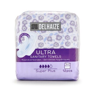 Delhaize | Care | Serviettes hygiéniques | Ultra super+ 