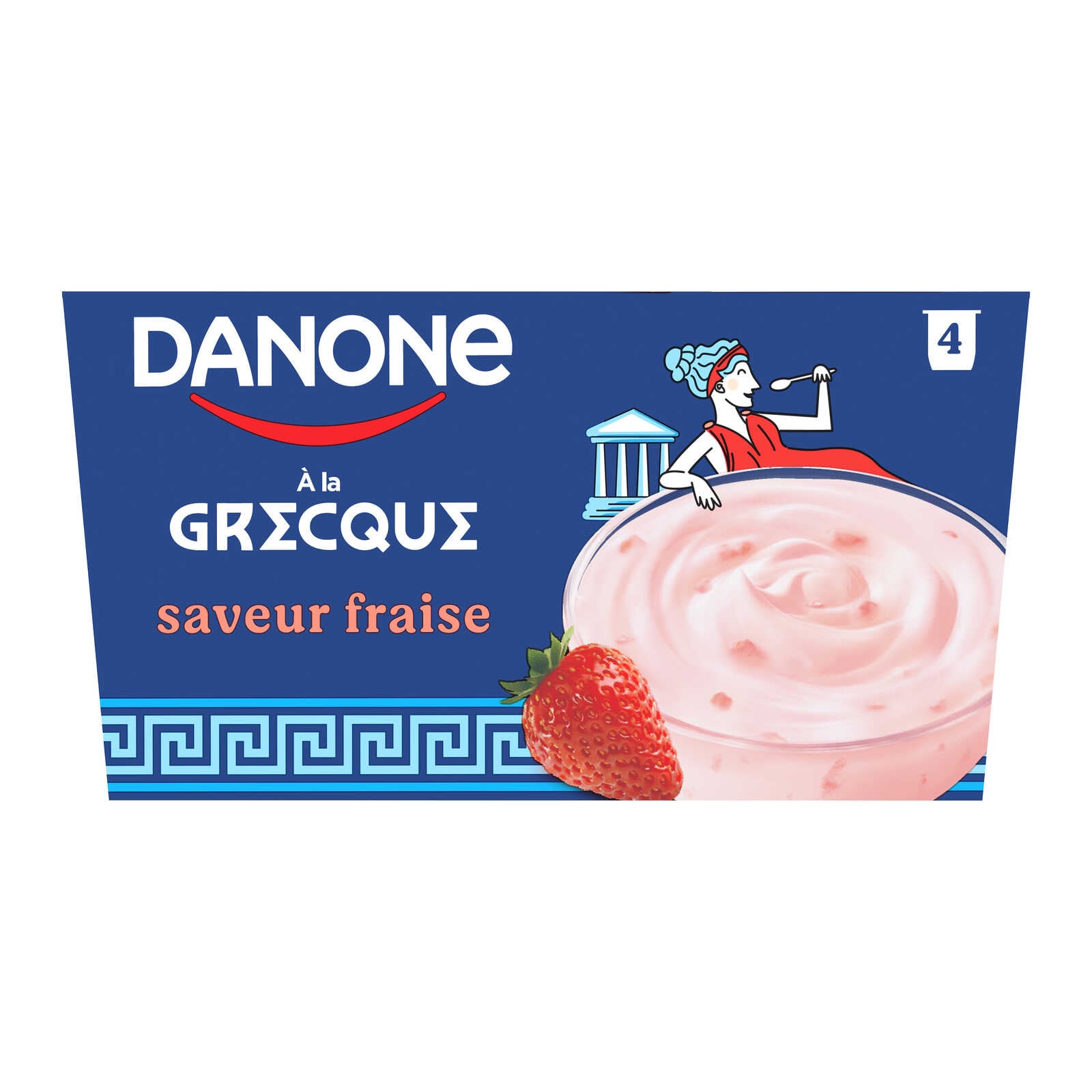 Danone Yoghurt | Griekse wijze | Aardbei