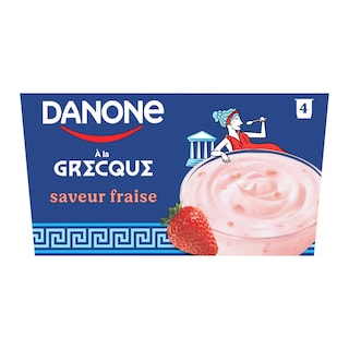 Danone | Greek | Yoghurt | Griekse wijze | Aardbei 