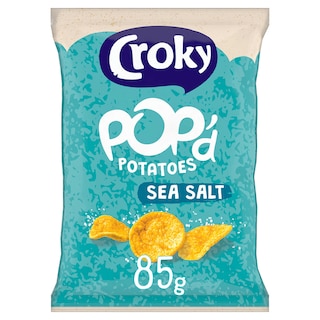 Croky | Gepofte Aardappelchips | Zee Zout 