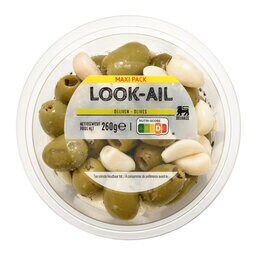 Delhaize | Olives à l'ail 