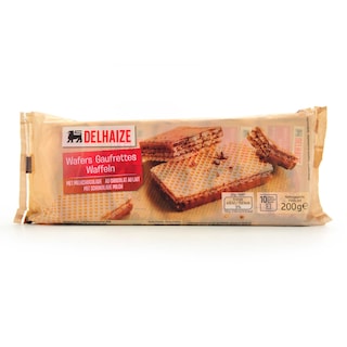 Delhaize | Gaufrettes | Chocolat au lait 