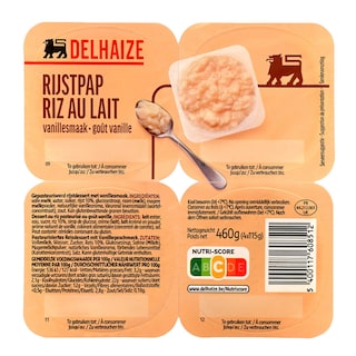 Delhaize | Rijstpap | Vanille 