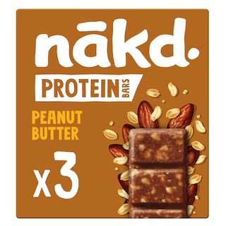 Nàkd | Barres | Protein | Beurre de cacahuète 3 x 45 gr