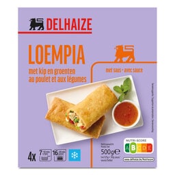 Delhaize | Loempias met kip en groenten 4 x 125 gr