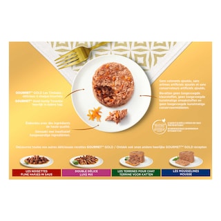 Gourmet | Gold | Aliment Chat | Adulte | Timbales | Légumes 