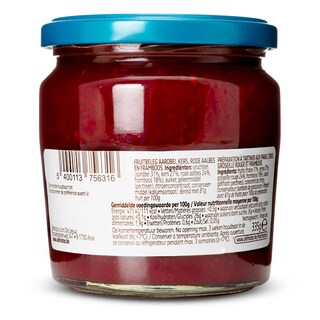 Delhaize | Confituur | Rode fruit | 81% 335 gr
