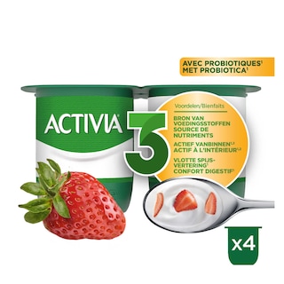 Activia | Yaourt | Fraise | Bifidus | Probiotiques 