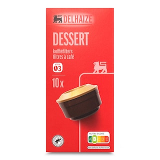 Delhaize | Café | Filtres | Dessert 