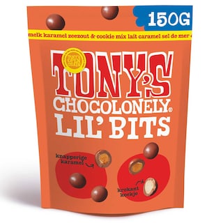 Tony's Chocolonely | Melk | Karamel Zeezout | Cookie | FT 