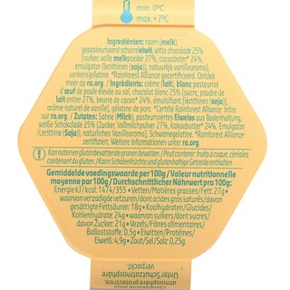 Delhaize | Mousse | Witte chocolade 