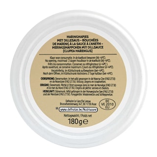 Delhaize | Haringhapjes | Dillesaus 180 gr