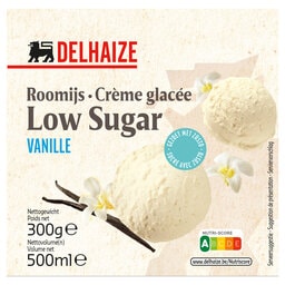 Delhaize | Glace | Vanille | Low sugar 