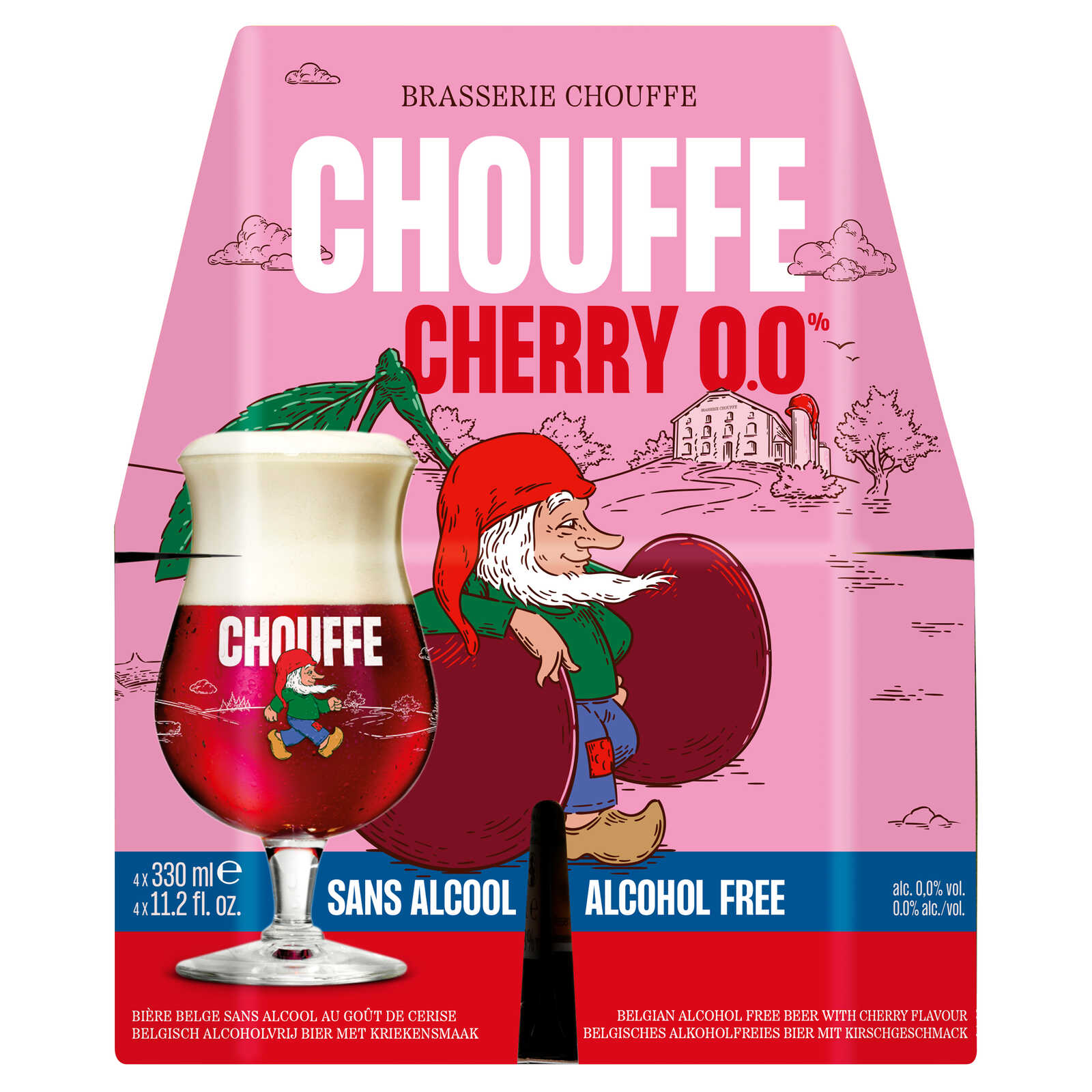 Cherry Chouffe Bier | 0.0% | Kersmaak