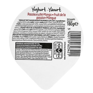 Delhaize | Yoghurt | Passievruchten | Mango 
