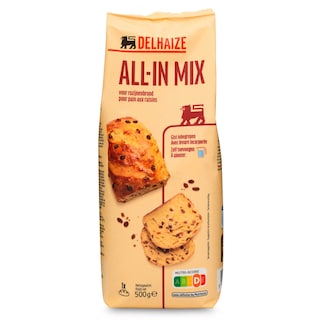 Delhaize | Delhaize | Farine | All-in mix | Pain au raisins 