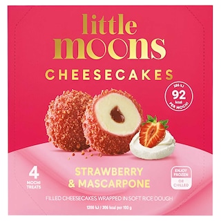 Little Moons | Mochi | Cheescake | Fraise & Mascarpone 