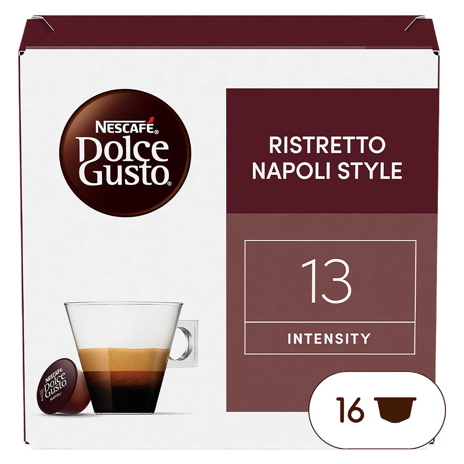 Nescafé Koffie Ristretto Napoli | 16 capsules