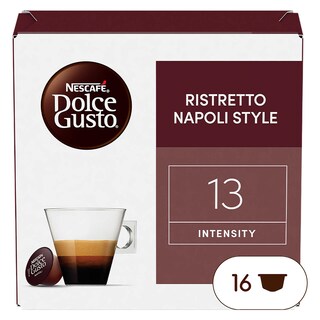 Nescafé | Dolce Gusto | Café Ristretto Napoli | 16 capsules 128 gr