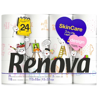Renova | Papier toilette | Design | 3-plis | Eco 