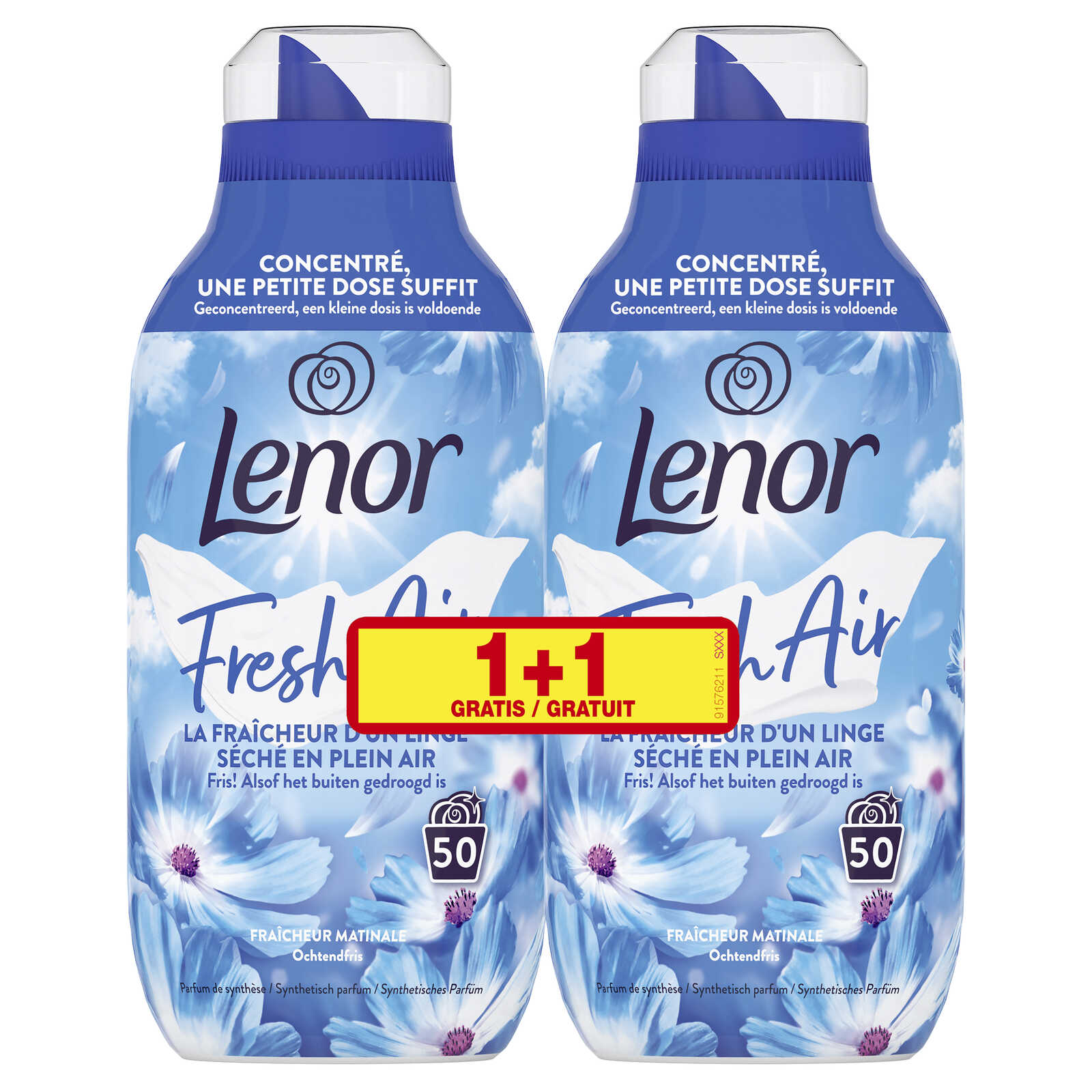 Lenor Wasverzachter | Ochtendfris | 1+1