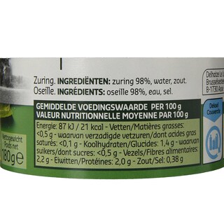 Delhaize | Oseille 180 gr