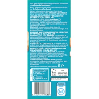 Delhaize | Plant-Based | Amandes | Boisson 