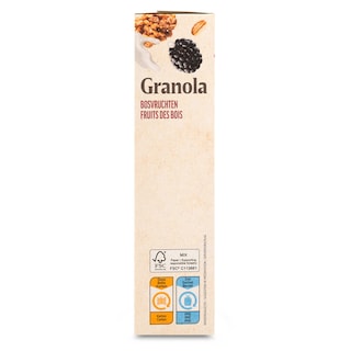 Delhaize | Granola | Fruits des bois | Stevia 