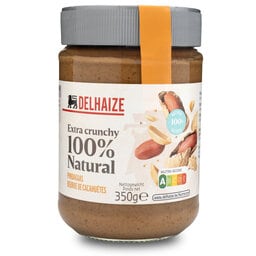Delhaize | Pindakaas | Extra Crunchy | 100% 