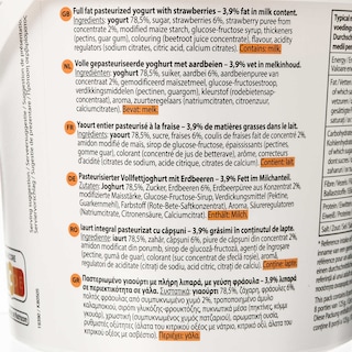 Delhaize | Yoghurt | Vol | Aardbei 