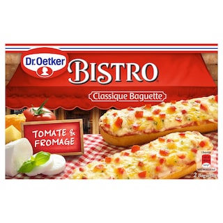 Dr. oetker | Bistro Baguette | Baguette | Tomate | Fromage 250 gr