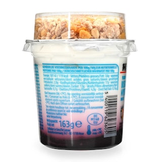 Delhaize | Yaourt | Myrtille | Céréales 163 gr