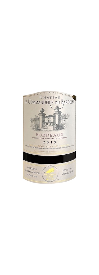 Ch La Commanderie du Bardelet | Commande Bardelet 75 cl